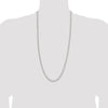 Sterling Silver Rounded Byzantine Chain