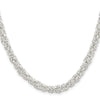 Sterling Silver Rounded Byzantine Chain