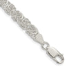Sterling Silver Rounded Byzantine Chain