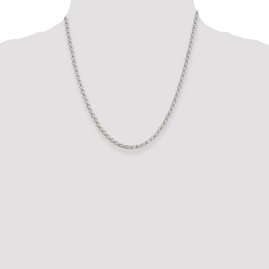 Sterling Silver Square Spiga Chain