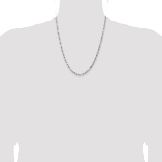 Sterling Silver Square Spiga Chain
