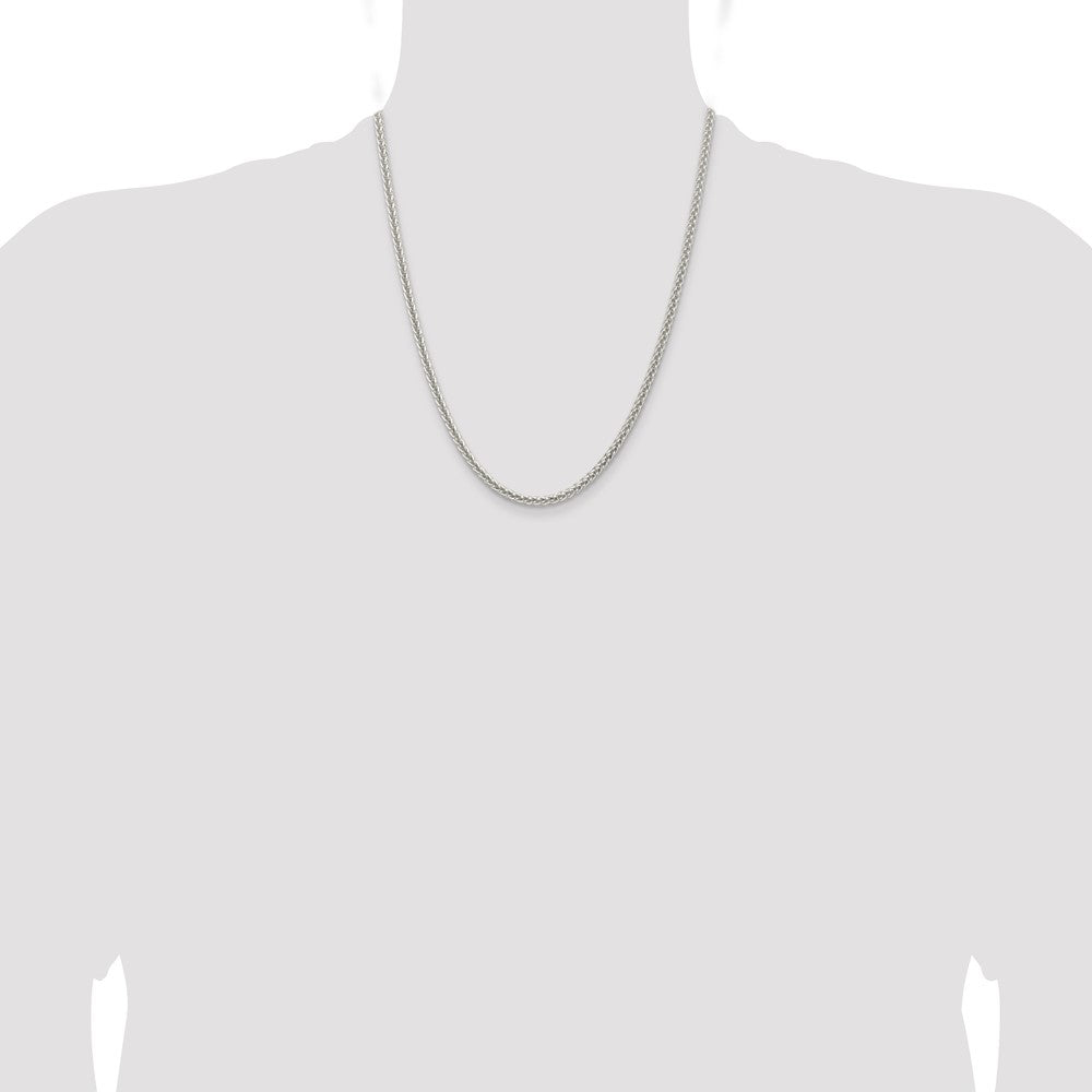 Sterling Silver Square Spiga Chain
