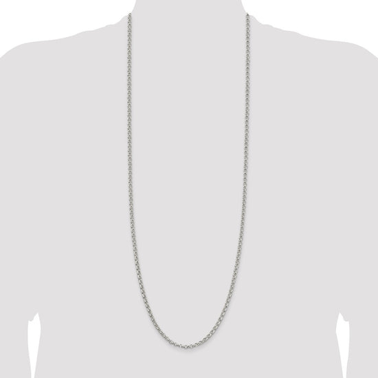 Sterling Silver 4mm Rolo Chain