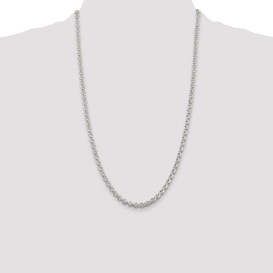 Sterling Silver 4.6mm Rolo Chain