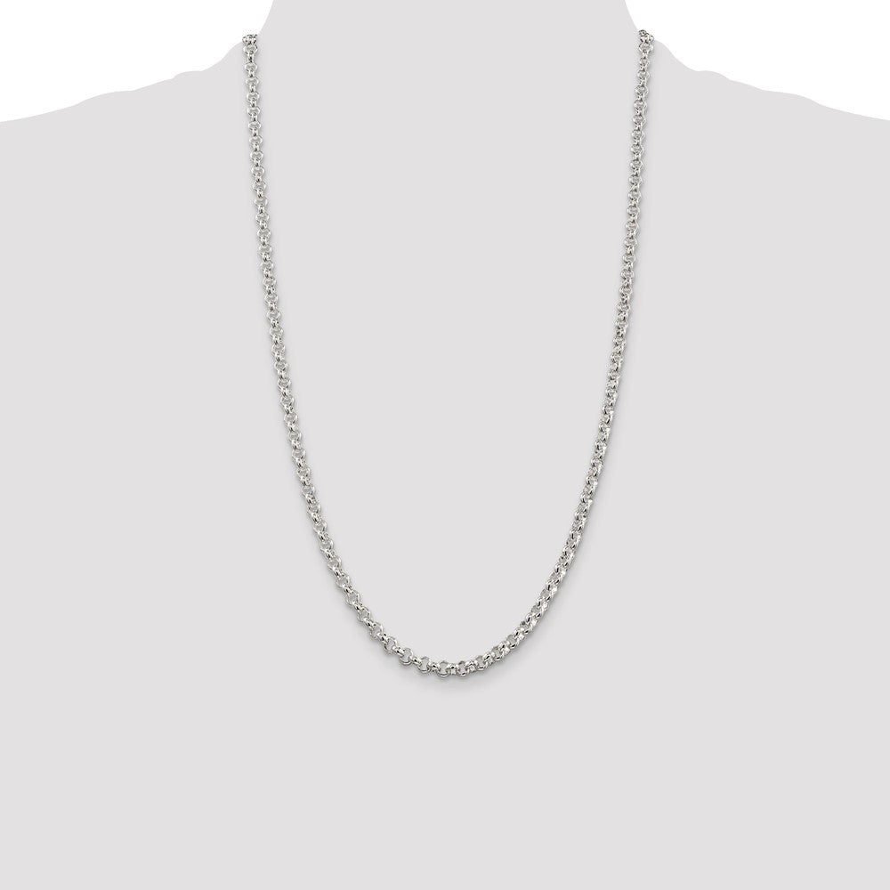Sterling Silver 4.6mm Rolo Chain