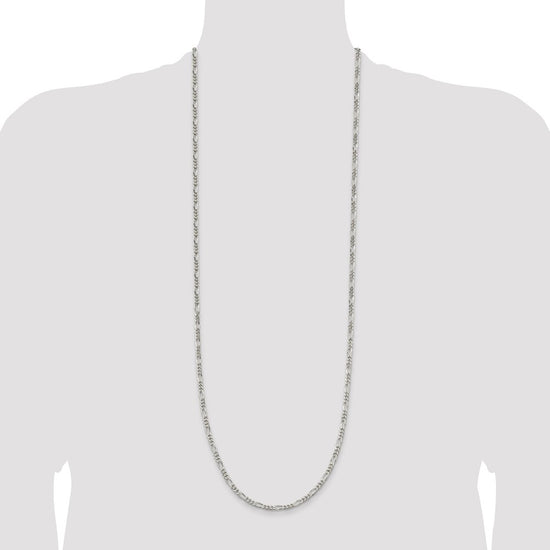 Sterling Silver 3.5mm Figaro Chain
