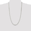 Sterling Silver 4.5mm Figaro Chain