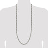 Sterling Silver 5.5mm Figaro Chain