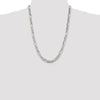 Sterling Silver 6.75mm Figaro Chain