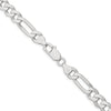 Sterling Silver 7.5mm Figaro Chain