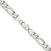 Sterling Silver Figaro Chain — 8 mm
