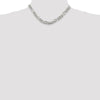 Sterling Silver Figaro Chain — 8 mm