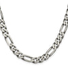 Sterling Silver Figaro Chain — 7.75 mm