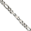 Sterling Silver Figaro Chain — 7.75 mm