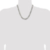 Sterling Silver Figaro Chain — 7.75 mm