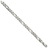 Sterling Silver Figaro Chain — 7.75 mm