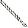 Sterling Silver Figaro Chain — 7.75 mm
