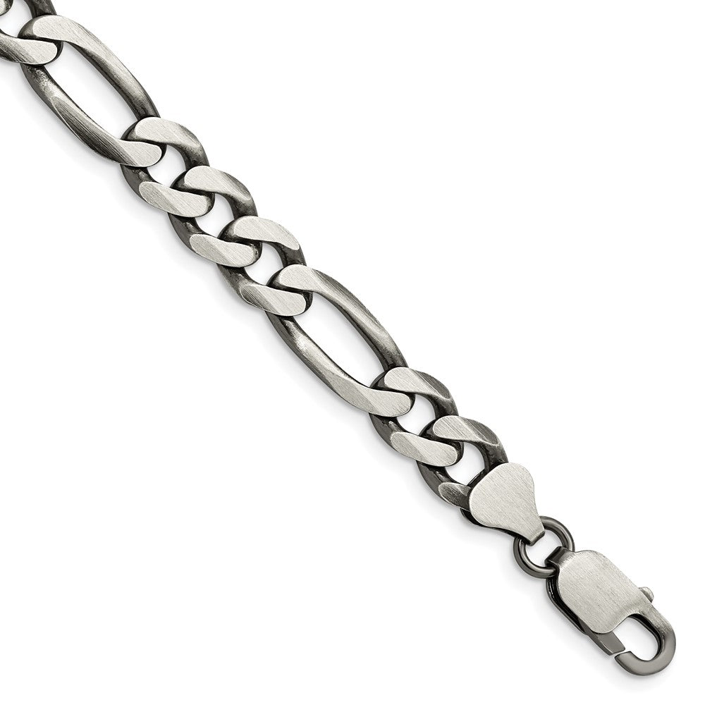 Sterling Silver Figaro Chain — 7.75 mm