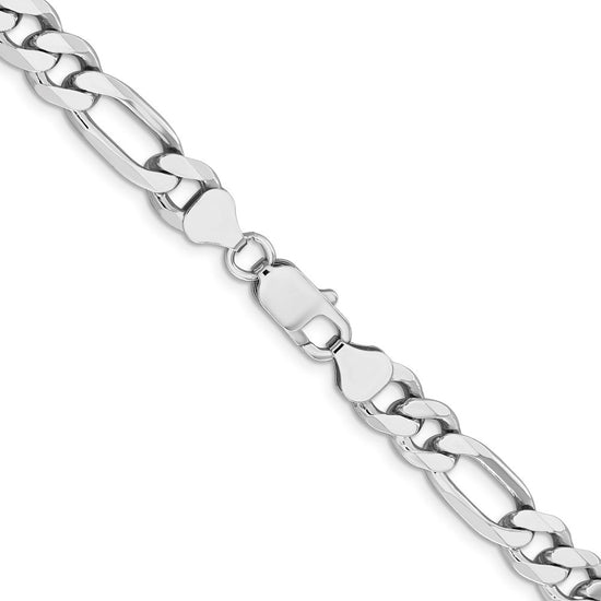 Sterling Silver Figaro Chain — 7.75 mm