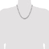Sterling Silver Figaro Chain — 7.75 mm