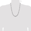 Sterling Silver Figaro Chain — 7.75 mm