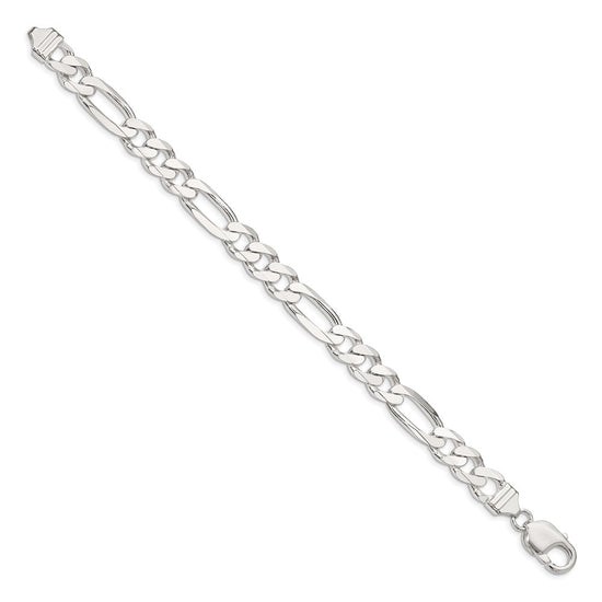 Sterling Silver 9mm Figaro Chain