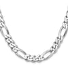Sterling Silver Figaro Chain — 10.2 mm