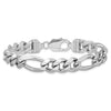 Sterling Silver Figaro Chain — 10.2 mm