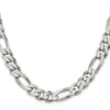 Sterling Silver Figaro Chain — 10.75 mm