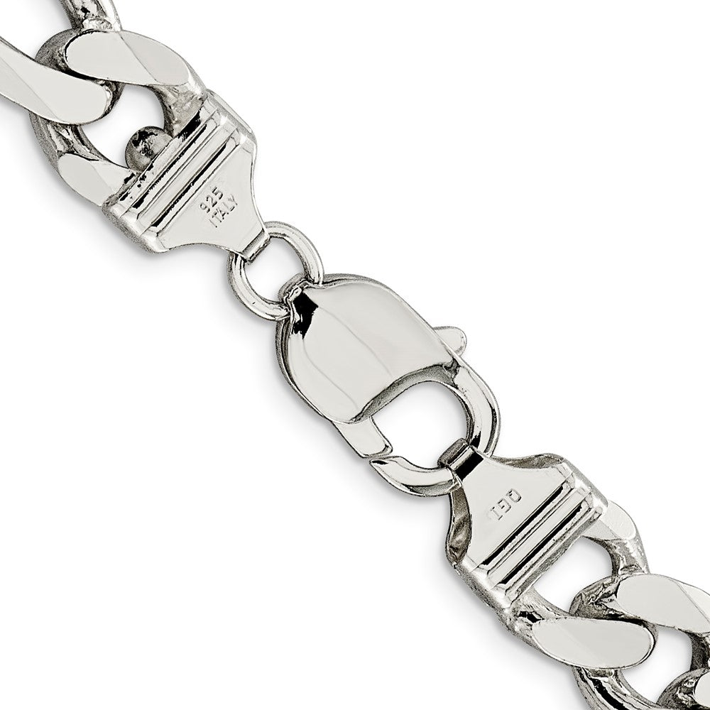 Sterling Silver Figaro Chain — 10.75 mm