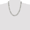 Sterling Silver Figaro Chain — 10.75 mm
