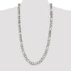 Sterling Silver Figaro Chain — 10.75 mm