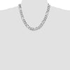 Sterling Silver Figaro Chain — 10.75 mm
