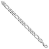 Sterling Silver Figaro Chain — 10.75 mm