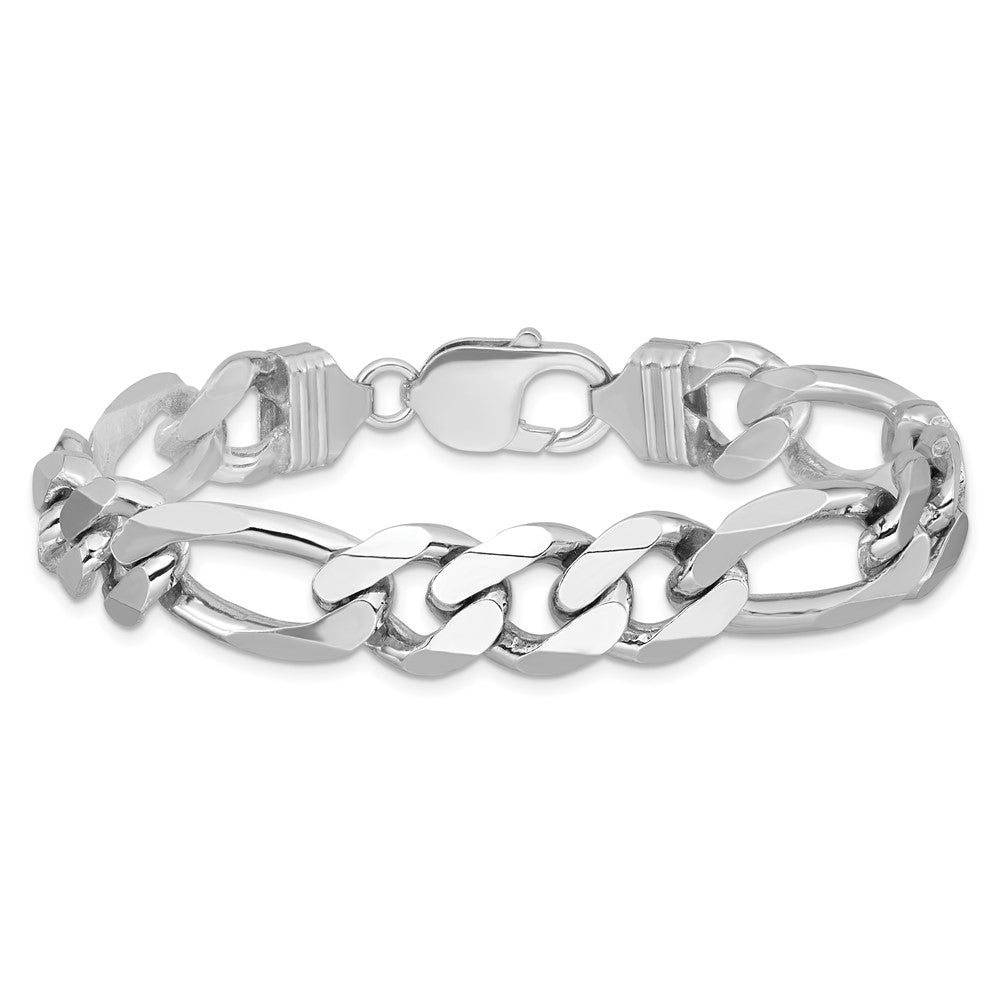 Sterling Silver Figaro Chain — 10.75 mm