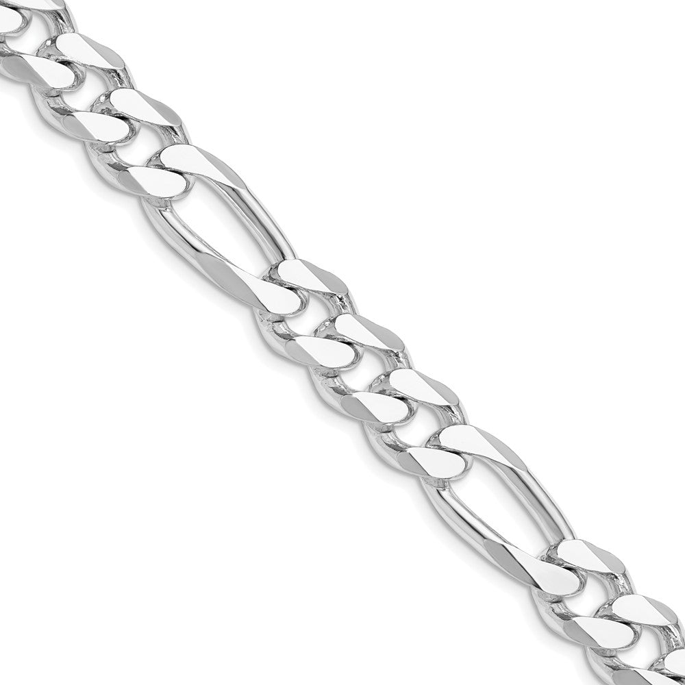 Sterling Silver Figaro Chain — 10.75 mm