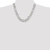 Sterling Silver Figaro Chain — 13.5 mm