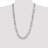 Sterling Silver Figaro Chain — 13.5 mm