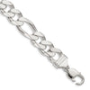 Sterling Silver Figaro Chain — 13.5 mm