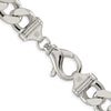 Sterling Silver Figaro Chain — 15 mm