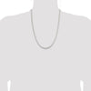 Sterling Silver 5mm 6-sided Oval Snake Chain