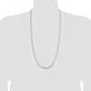 Sterling Silver 5mm 6-sided Oval Snake Chain