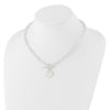 Sterling Silver Engraveable Heart Necklace
