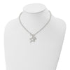 Sterling Silver Fancy Stars Necklace