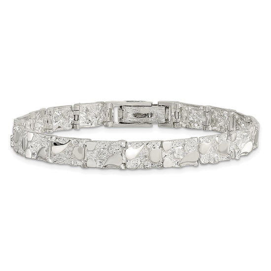 Sterling Silver Nugget Bracelet