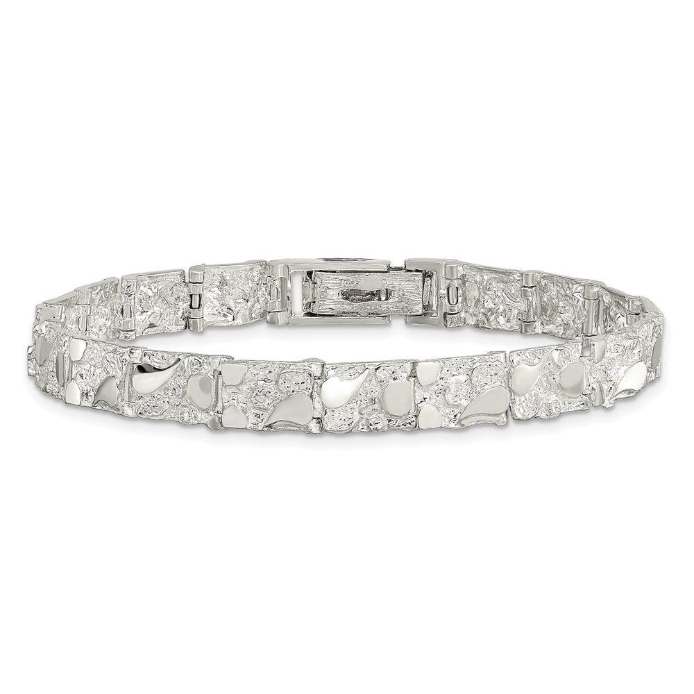Sterling Silver Nugget Bracelet