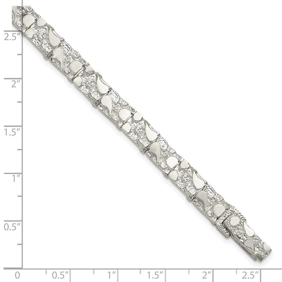 Sterling Silver Nugget Bracelet