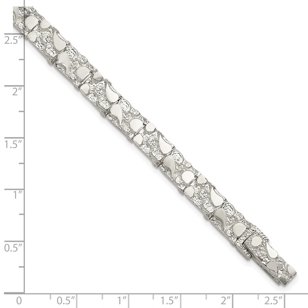 Sterling Silver Nugget Bracelet