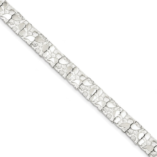 Sterling Silver Nugget Bracelet