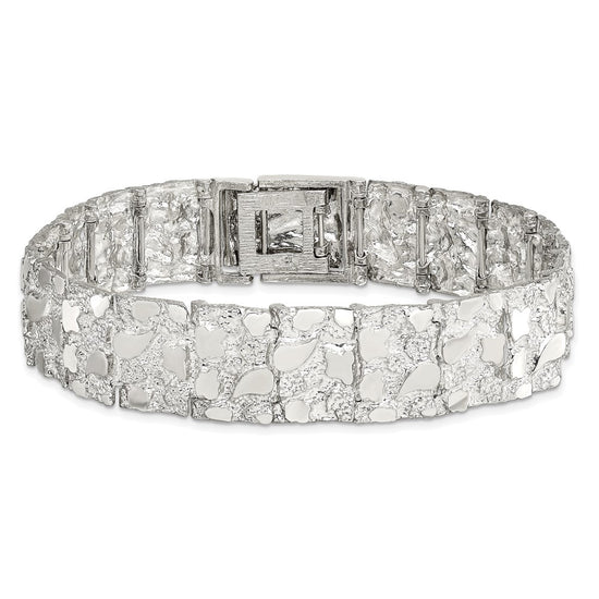 Sterling Silver Nugget Bracelet